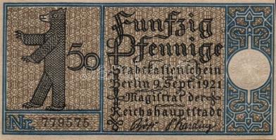 Német Birodalom/Weimari Köztársaság/ Berlin "1-20 kerületek" 20db klf szükségpénz, komplet...