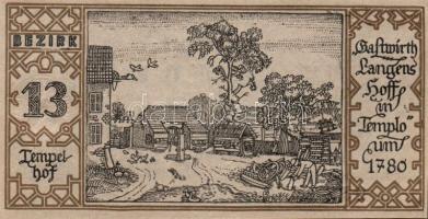 Német Birodalom/Weimari Köztársaság/ Berlin "1-20 kerületek" 20db klf szükségpénz, komplet...