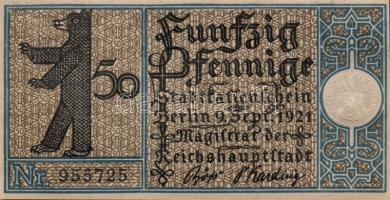 Német Birodalom/Weimari Köztársaság/ Berlin "1-20 kerületek" 20db klf szükségpénz, komplet...