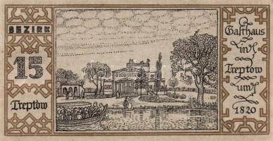 Német Birodalom/Weimari Köztársaság/ Berlin "1-20 kerületek" 20db klf szükségpénz, komplet...