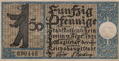 Német Birodalom/Weimari Köztársaság/ Berlin "1-20 kerületek" 20db klf szükségpénz, komplet...