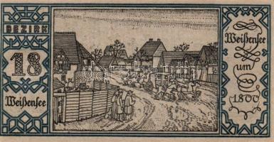 Német Birodalom/Weimari Köztársaság/ Berlin "1-20 kerületek" 20db klf szükségpénz, komplet...