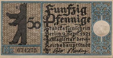 Német Birodalom/Weimari Köztársaság/ Berlin "1-20 kerületek" 20db klf szükségpénz, komplet...