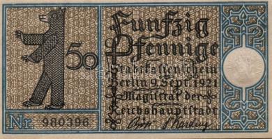 Német Birodalom/Weimari Köztársaság/ Berlin "1-20 kerületek" 20db klf szükségpénz, komplet...