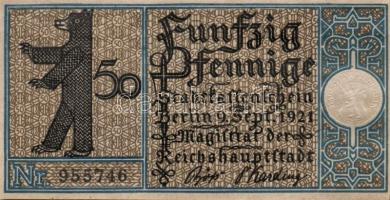 Német Birodalom/Weimari Köztársaság/ Berlin "1-20 kerületek" 20db klf szükségpénz, komplet...