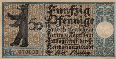 Német Birodalom/Weimari Köztársaság/ Berlin "1-20 kerületek" 20db klf szükségpénz, komplet...