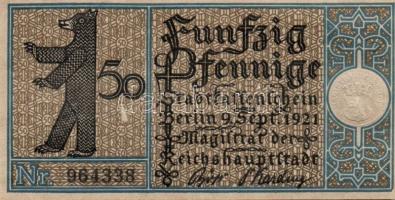 Német Birodalom/Weimari Köztársaság/ Berlin "1-20 kerületek" 20db klf szükségpénz, komplet...