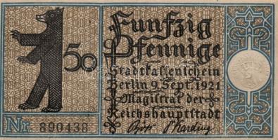 Német Birodalom/Weimari Köztársaság/ Berlin "1-20 kerületek" 20db klf szükségpénz, komplet...