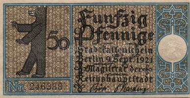 Német Birodalom/Weimari Köztársaság/ Berlin "1-20 kerületek" 20db klf szükségpénz, komplet...