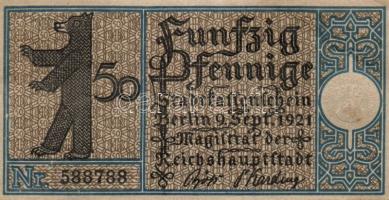 Német Birodalom/Weimari Köztársaság/ Berlin "1-20 kerületek" 20db klf szükségpénz, komplet...