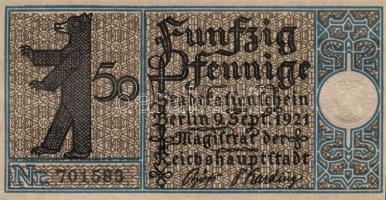 Német Birodalom/Weimari Köztársaság/ Berlin "1-20 kerületek" 20db klf szükségpénz, komplet...