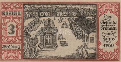 Német Birodalom/Weimari Köztársaság/ Berlin "1-20 kerületek" 20db klf szükségpénz, komplet...