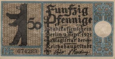 Német Birodalom/Weimari Köztársaság/ Berlin "1-20 kerületek" 20db klf szükségpénz, komplet...