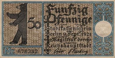 Német Birodalom/Weimari Köztársaság/ Berlin "1-20 kerületek" 20db klf szükségpénz, komplet...