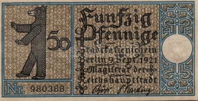 Német Birodalom/Weimari Köztársaság/ Berlin "1-20 kerületek" 20db klf szükségpénz, komplet...