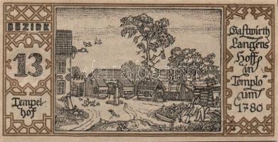 Német Birodalom/Weimari Köztársaság/ Berlin "1-20 kerületek" 20db klf szükségpénz, komplet...