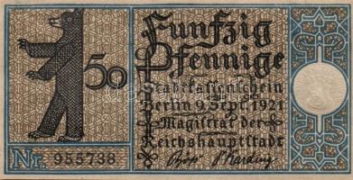 Német Birodalom/Weimari Köztársaság/ Berlin "1-20 kerületek" 20db klf szükségpénz, komplet...