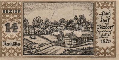 Német Birodalom/Weimari Köztársaság/ Berlin "1-20 kerületek" 20db klf szükségpénz, komplet...