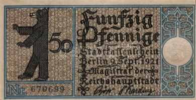 Német Birodalom/Weimari Köztársaság/ Berlin "1-20 kerületek" 20db klf szükségpénz, komplet...