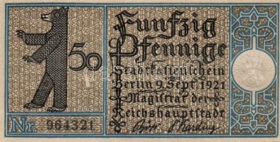 Német Birodalom/Weimari Köztársaság/ Berlin "1-20 kerületek" 20db klf szükségpénz, komplet...