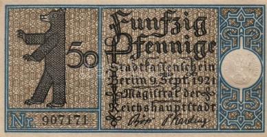 Német Birodalom/Weimari Köztársaság/ Berlin "1-20 kerületek" 20db klf szükségpénz, komplet...