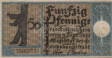 Német Birodalom/Weimari Köztársaság/ Berlin "1-20 kerületek" 20db klf szükségpénz, komplet...