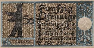 Német Birodalom/Weimari Köztársaság/ Berlin "1-20 kerületek" 20db klf szükségpénz, komplet...