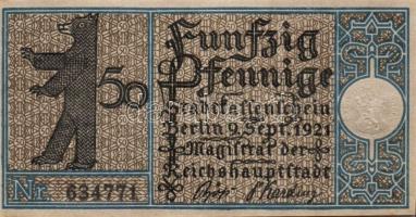 Német Birodalom/Weimari Köztársaság/ Berlin "1-20 kerületek" 20db klf szükségpénz, komplet...