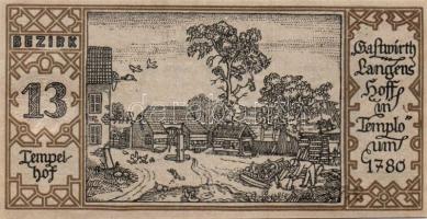 Német Birodalom/Weimari Köztársaság/ Berlin "1-20 kerületek" 20db klf szükségpénz, komplet...