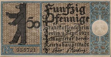 Német Birodalom/Weimari Köztársaság/ Berlin "1-20 kerületek" 20db klf szükségpénz, komplet...