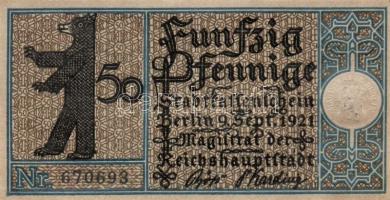 Német Birodalom/Weimari Köztársaság/ Berlin "1-20 kerületek" 20db klf szükségpénz, komplet...