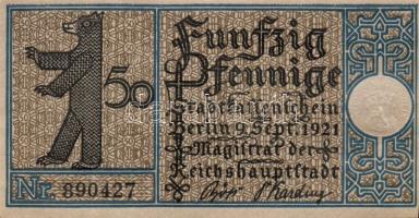 Német Birodalom/Weimari Köztársaság/ Berlin "1-20 kerületek" 20db klf szükségpénz, komplet...