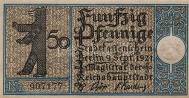 Német Birodalom/Weimari Köztársaság/ Berlin "1-20 kerületek" 20db klf szükségpénz, komplet...