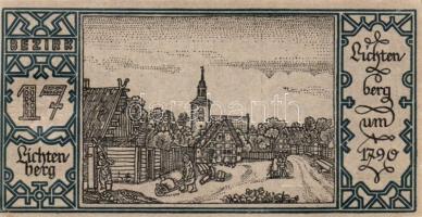 Német Birodalom/Weimari Köztársaság/ Berlin "1-20 kerületek" 20db klf szükségpénz, komplet...