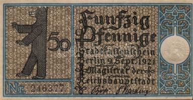 Német Birodalom/Weimari Köztársaság/ Berlin "1-20 kerületek" 20db klf szükségpénz, komplet...