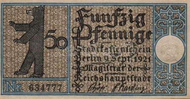 Német Birodalom/Weimari Köztársaság/ Berlin "1-20 kerületek" 20db klf szükségpénz, komplet...