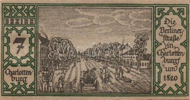 Német Birodalom/Weimari Köztársaság/ Berlin "1-20 kerületek" 20db klf szükségpénz, komplet...