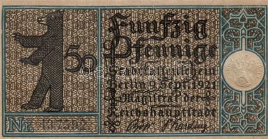 Német Birodalom/Weimari Köztársaság/ Berlin "1-20 kerületek" 20db klf szükségpénz, komplet...