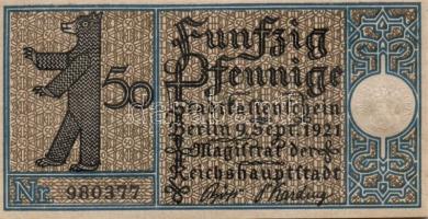 Német Birodalom/Weimari Köztársaság/ Berlin "1-20 kerületek" 20db klf szükségpénz, komplet...