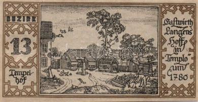 Német Birodalom/Weimari Köztársaság/ Berlin "1-20 kerületek" 20db klf szükségpénz, komplet...