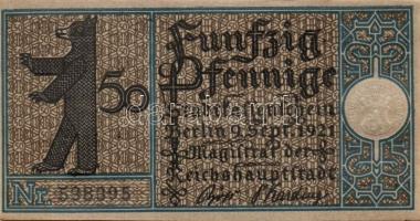 Német Birodalom/Weimari Köztársaság/ Berlin "1-20 kerületek" 20db klf szükségpénz, komplet...