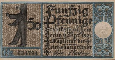 Német Birodalom/Weimari Köztársaság/ Berlin "1-20 kerületek" 20db klf szükségpénz, komplet...