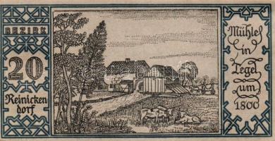 Német Birodalom/Weimari Köztársaság/ Berlin "1-20 kerületek" 20db klf szükségpénz, komplet...