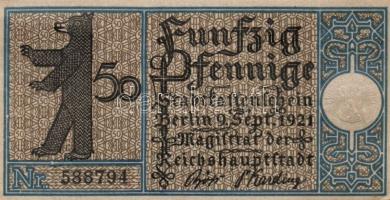 Német Birodalom/Weimari Köztársaság/ Berlin "1-20 kerületek" 20db klf szükségpénz, komplet...