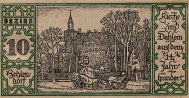 Német Birodalom/Weimari Köztársaság/ Berlin "1-20 kerületek" 20db klf szükségpénz, komplet...