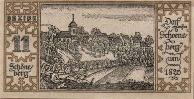 Német Birodalom/Weimari Köztársaság/ Berlin "1-20 kerületek" 20db klf szükségpénz, komplet...