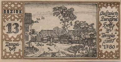 Német Birodalom/Weimari Köztársaság/ Berlin "1-20 kerületek" 20db klf szükségpénz, komplet...