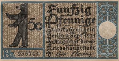 Német Birodalom/Weimari Köztársaság/ Berlin "1-20 kerületek" 20db klf szükségpénz, komplet...