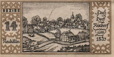 Német Birodalom/Weimari Köztársaság/ Berlin "1-20 kerületek" 20db klf szükségpénz, komplet...