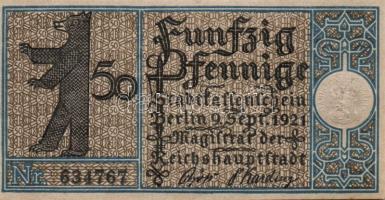 Német Birodalom/Weimari Köztársaság/ Berlin "1-20 kerületek" 20db klf szükségpénz, komplet...